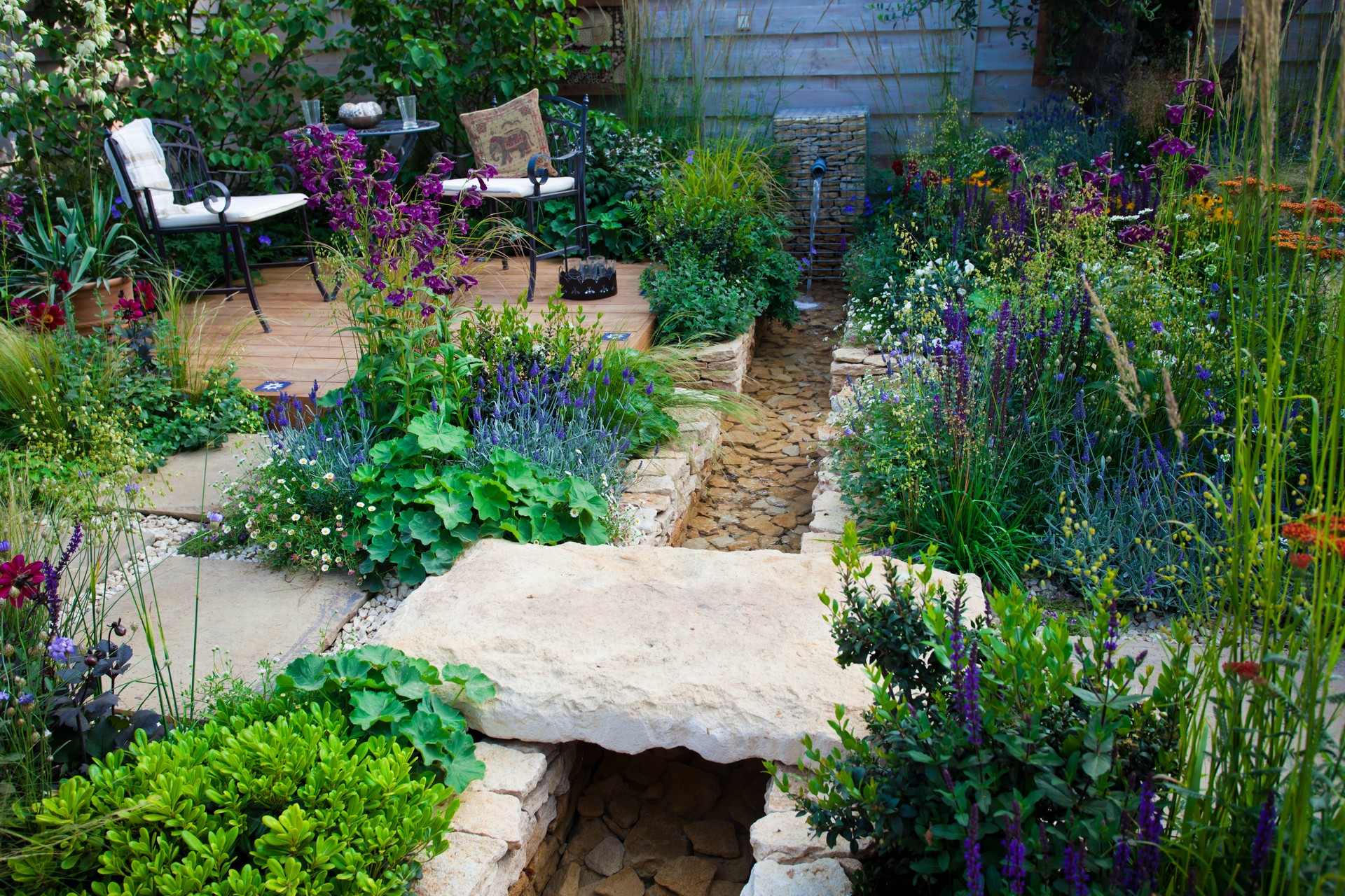 Garden patio