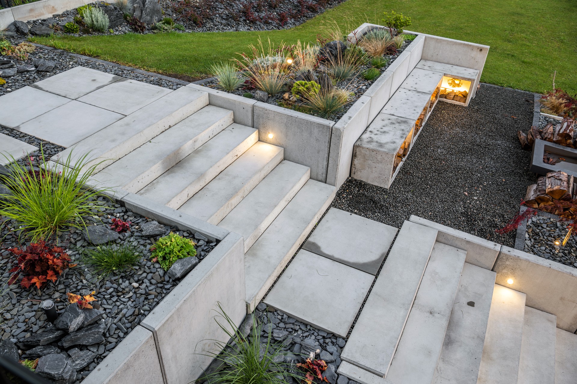 Backyard Grill and Resting Area